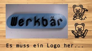 Schriftzug Werkbär @derwerkbaer